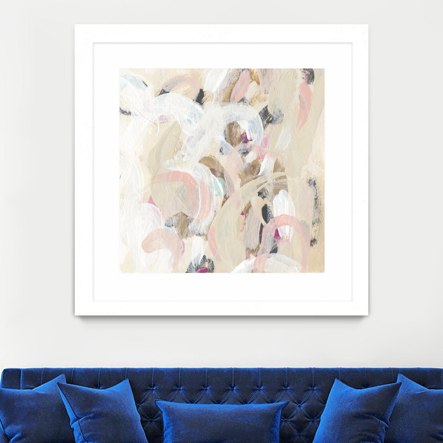 Carnivale I by June Erica Vess on GIANT ART - pink- purple abstract