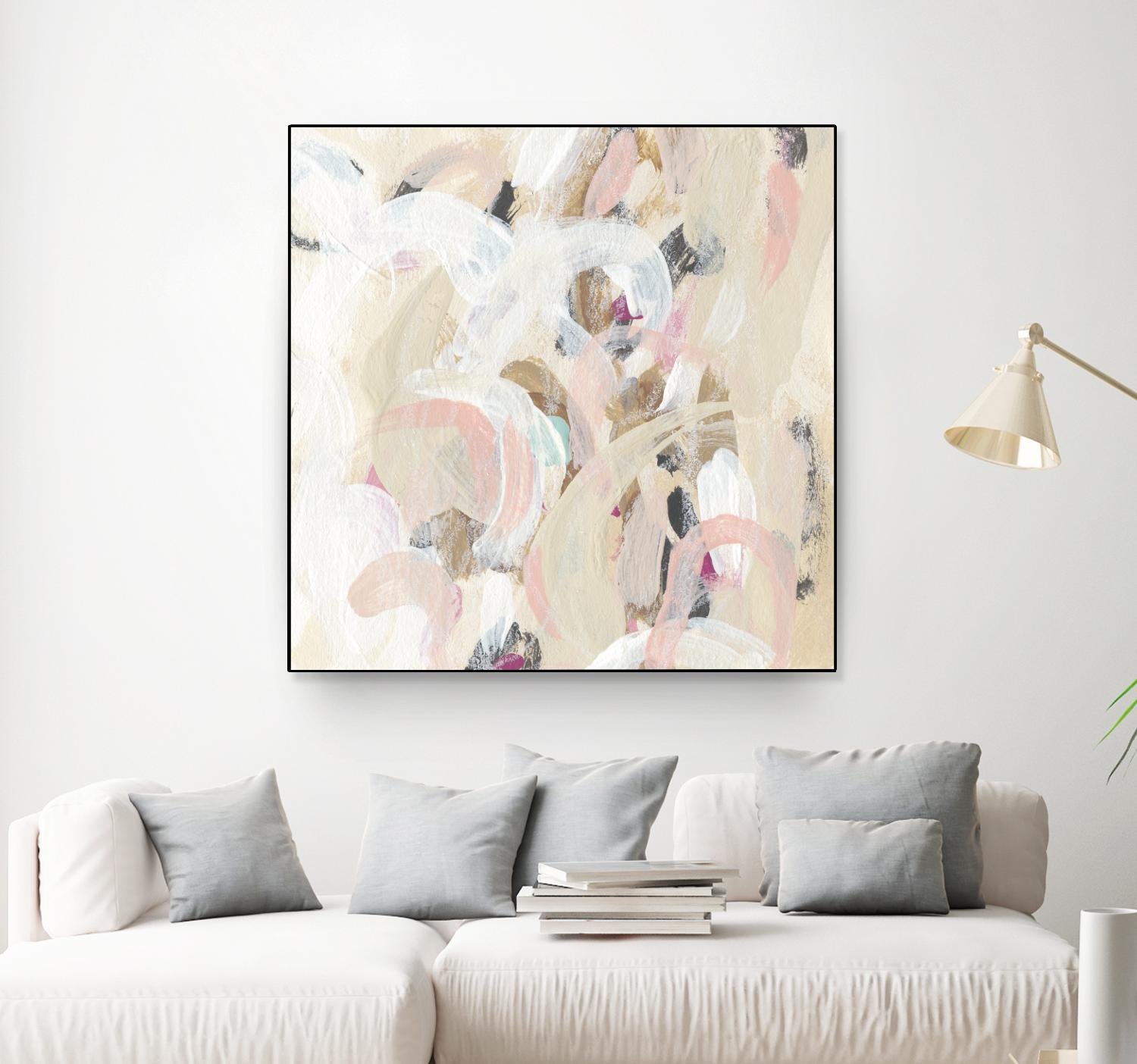 Carnivale I by June Erica Vess on GIANT ART - pink- purple abstract