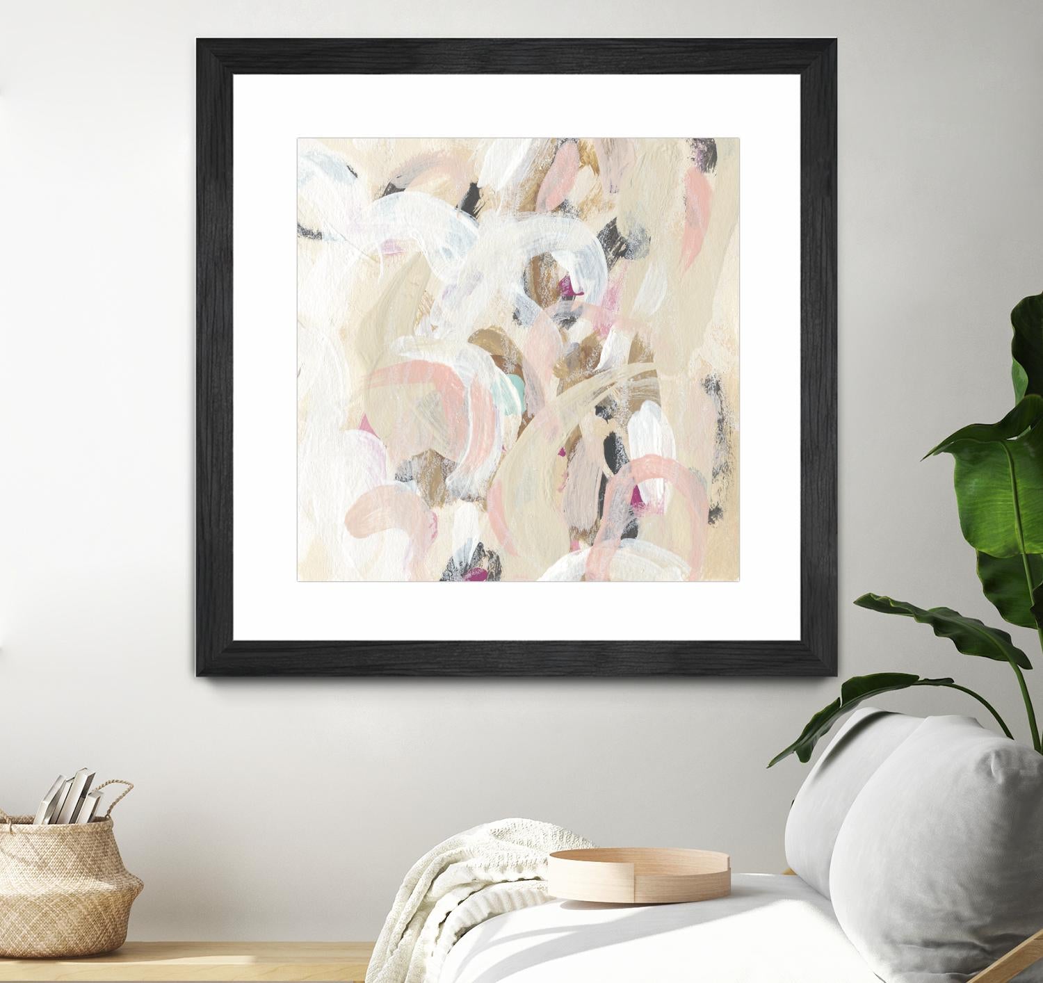 Carnivale I by June Erica Vess on GIANT ART - pink- purple abstract