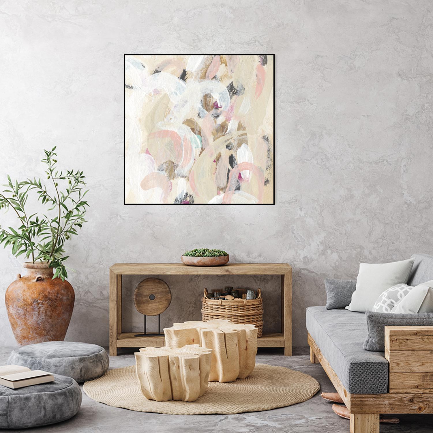 Carnivale I by June Erica Vess on GIANT ART - pink- purple abstract