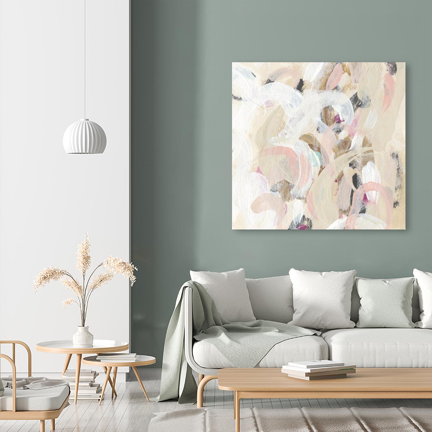 Carnivale I by June Erica Vess on GIANT ART - pink- purple abstract