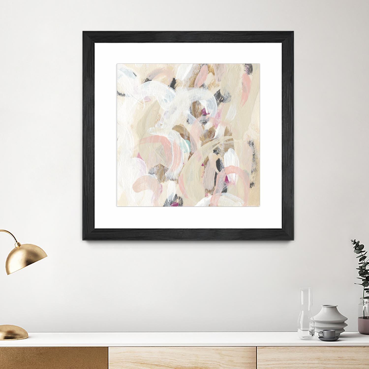 Carnivale I by June Erica Vess on GIANT ART - pink- purple abstract