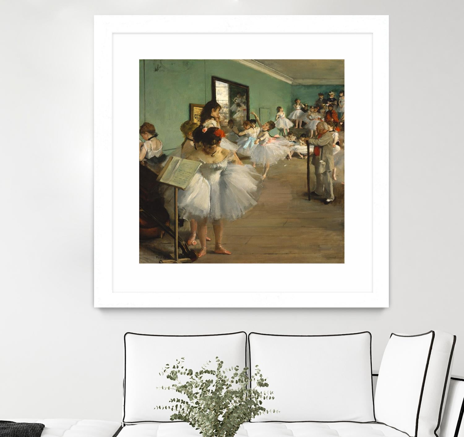 The Dance Class by Edgar Degas on GIANT ART - brown fashion