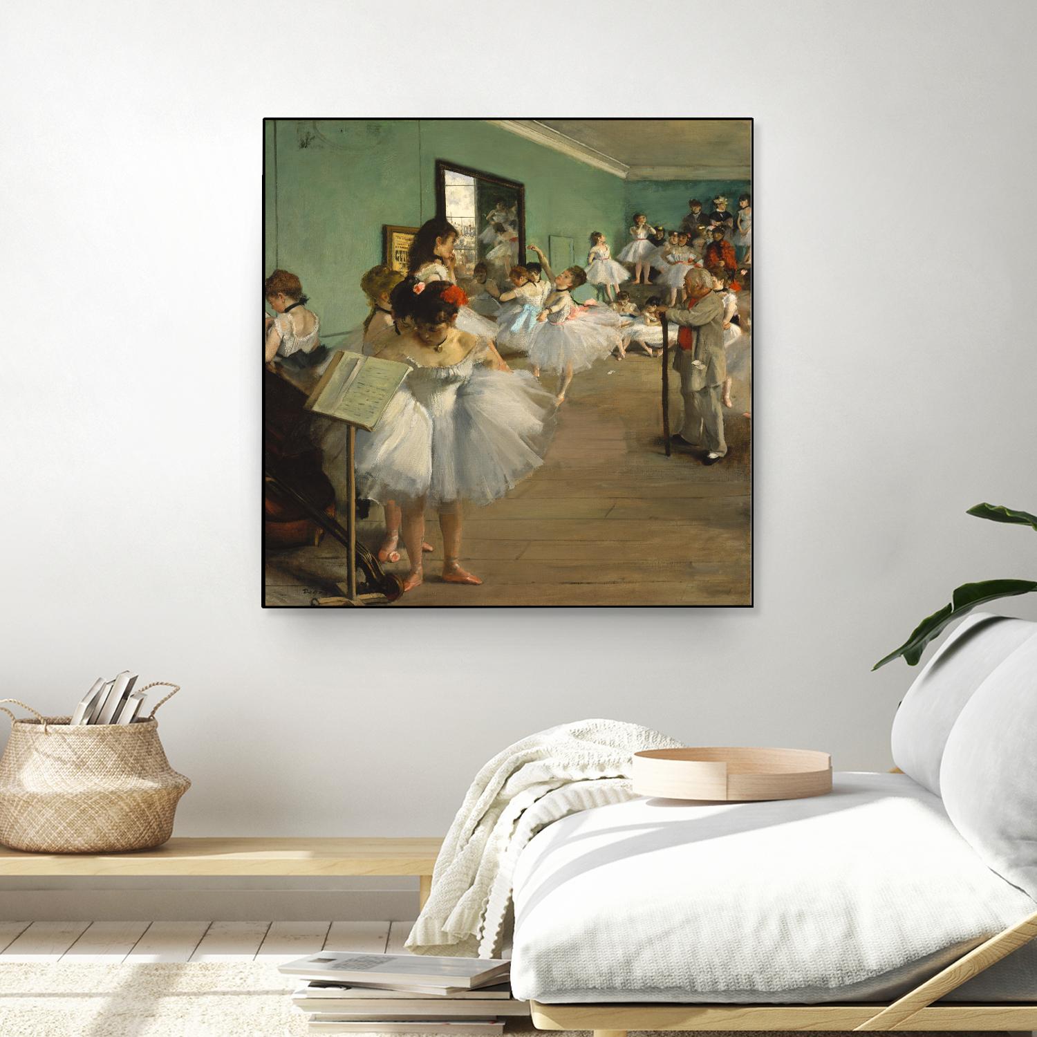 The Dance Class by Edgar Degas on GIANT ART - brown fashion