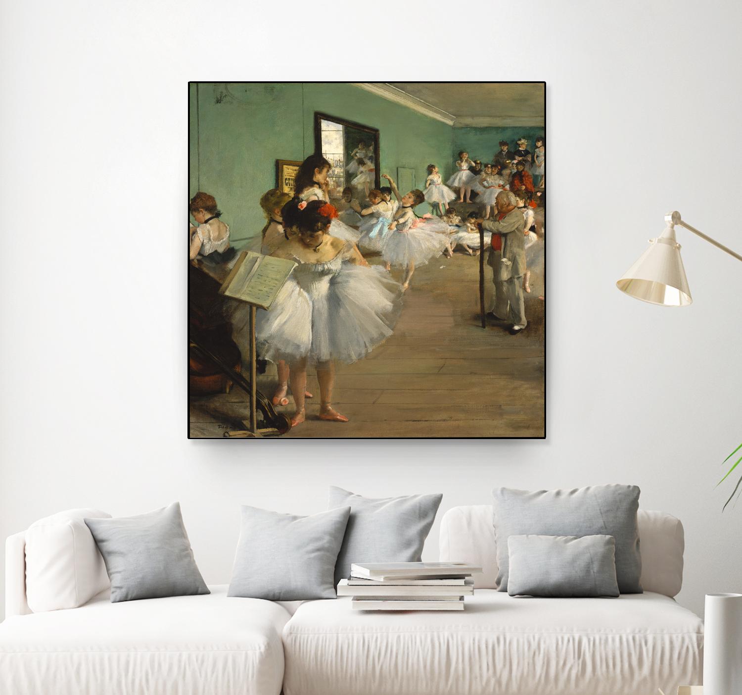 The Dance Class by Edgar Degas on GIANT ART - brown fashion