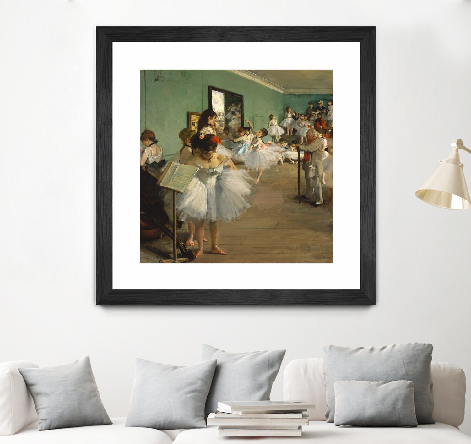 The Dance Class by Edgar Degas on GIANT ART - brown fashion