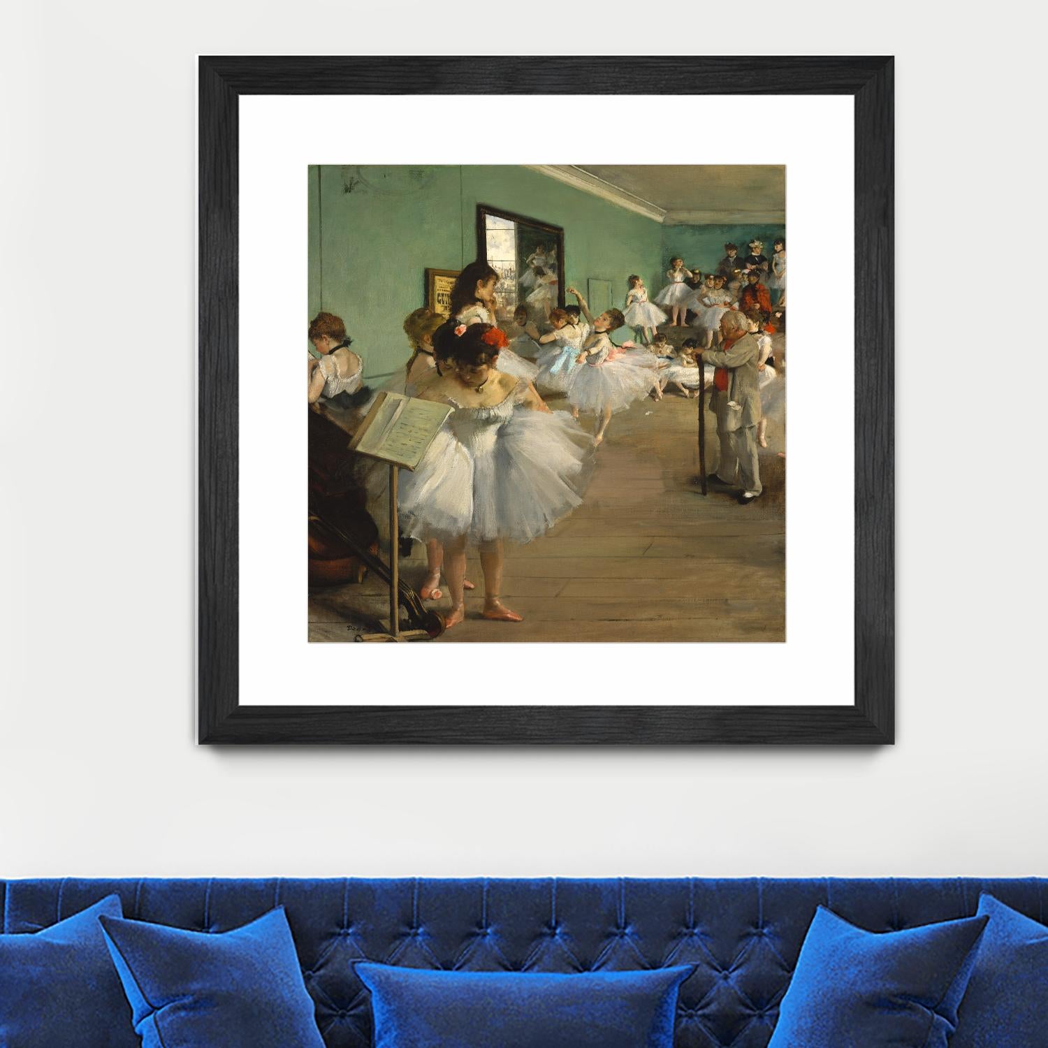 The Dance Class by Edgar Degas on GIANT ART - brown fashion
