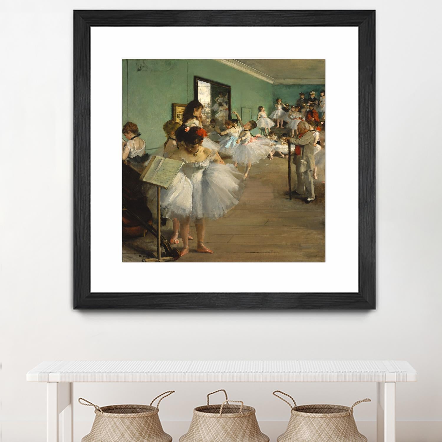 The Dance Class by Edgar Degas on GIANT ART - brown fashion