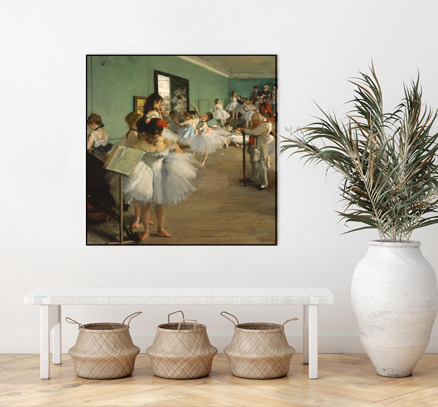 The Dance Class by Edgar Degas on GIANT ART - brown fashion