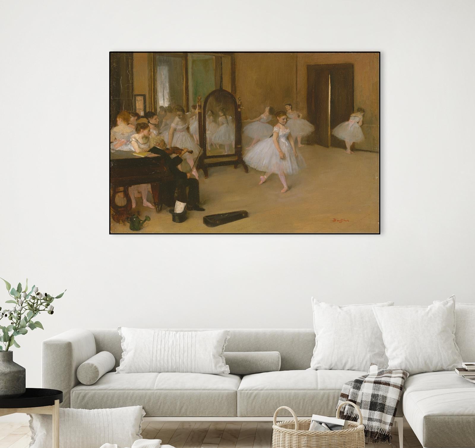 The Dancing Class by Edgar Degas on GIANT ART - brown fashion