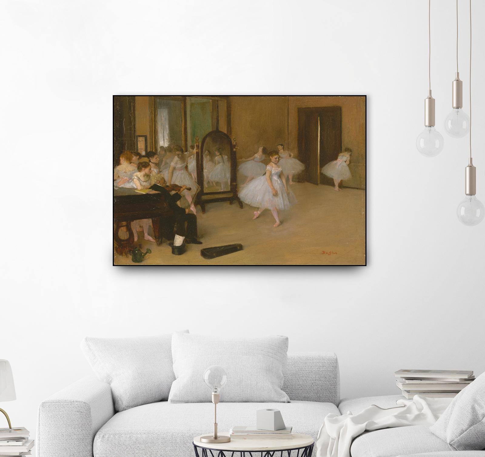 The Dancing Class by Edgar Degas on GIANT ART - brown fashion