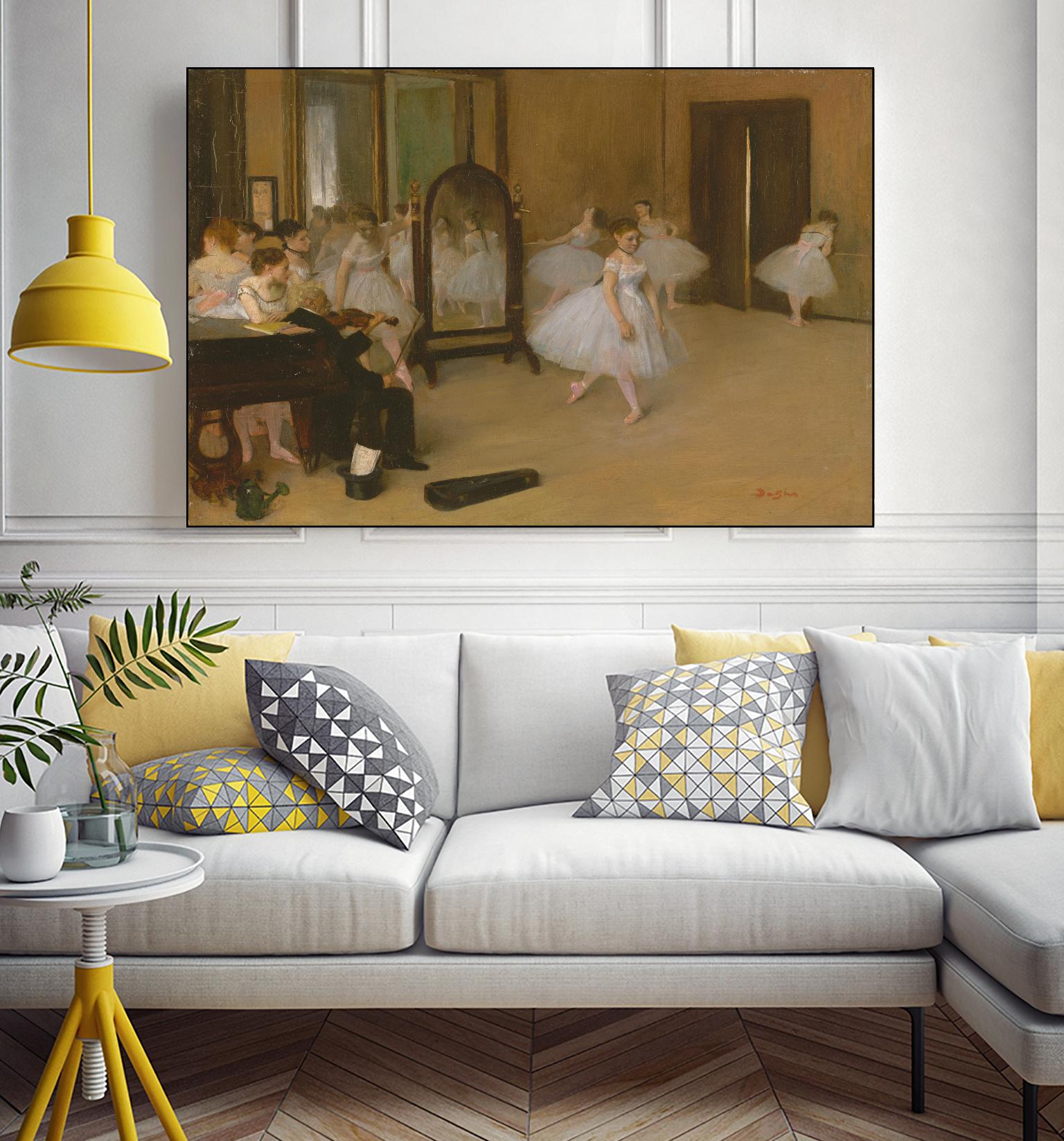 The Dancing Class by Edgar Degas on GIANT ART - brown fashion