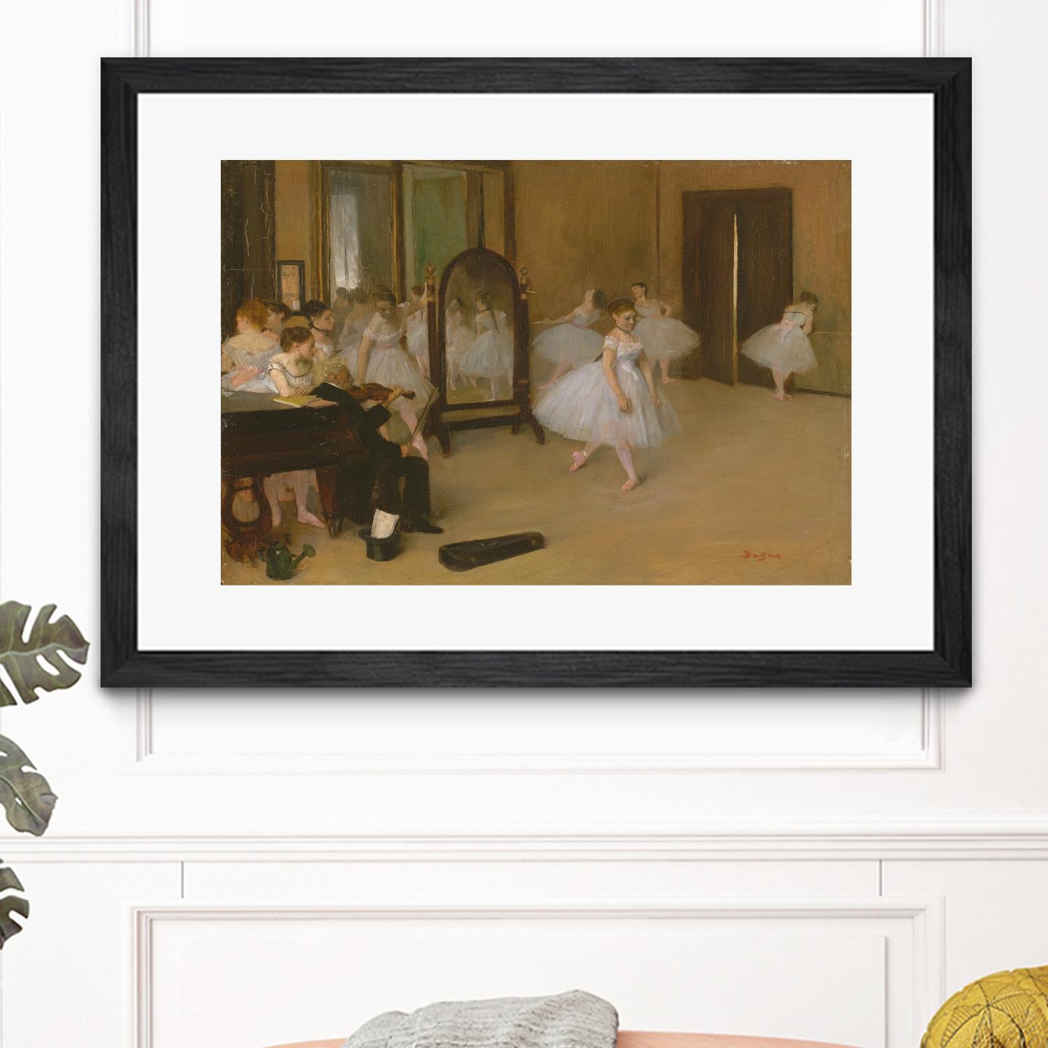 The Dancing Class by Edgar Degas on GIANT ART - brown fashion