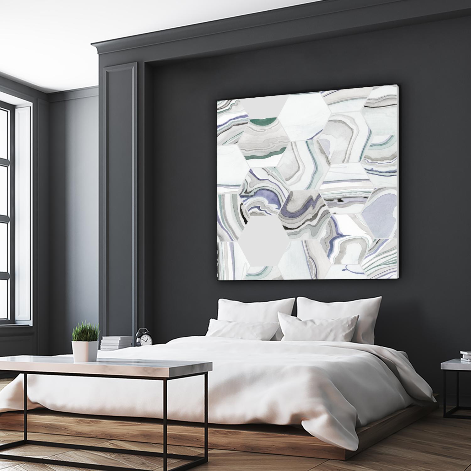 Tranquil Tide I by Grace Popp on GIANT ART - pink abstract