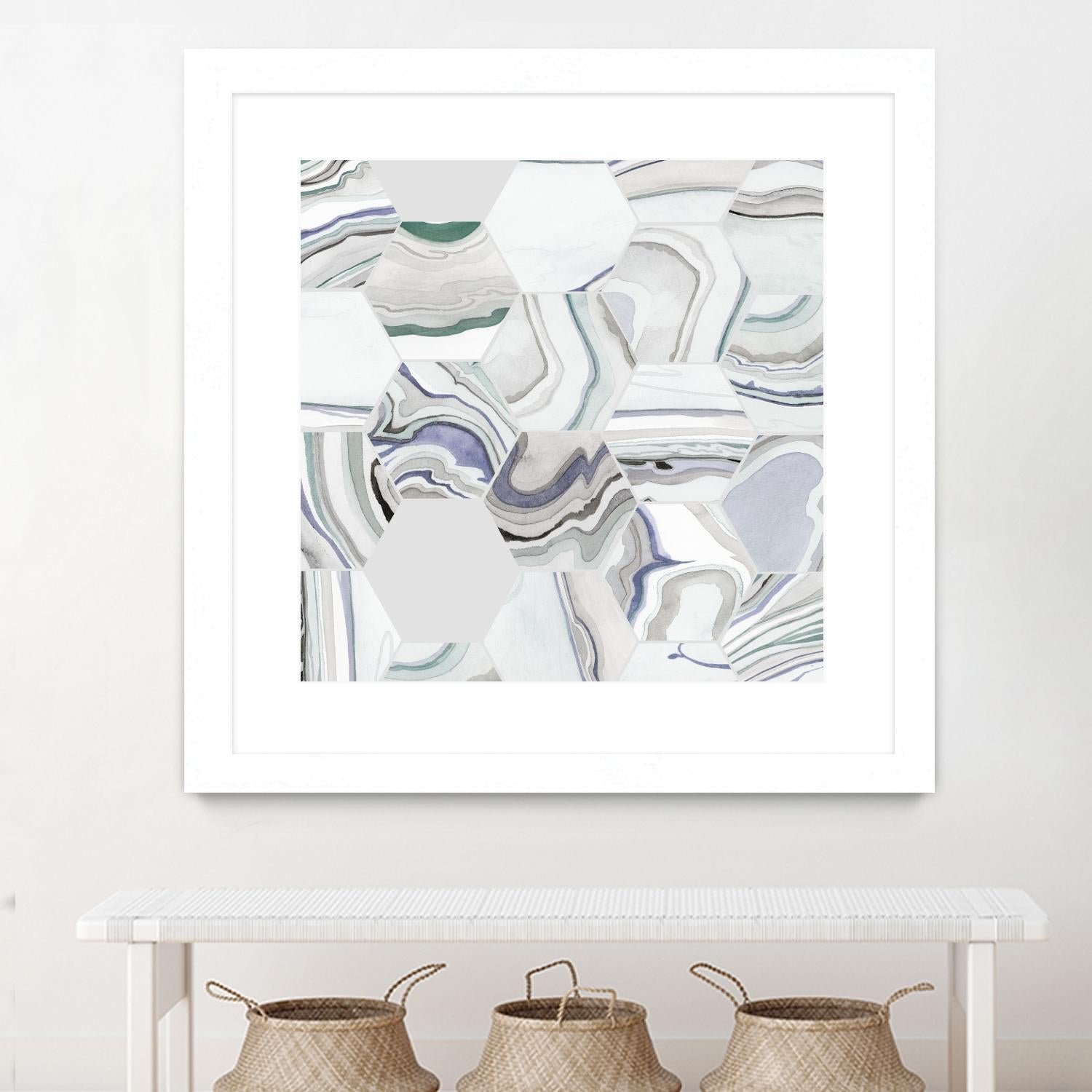 Tranquil Tide I by Grace Popp on GIANT ART - pink abstract