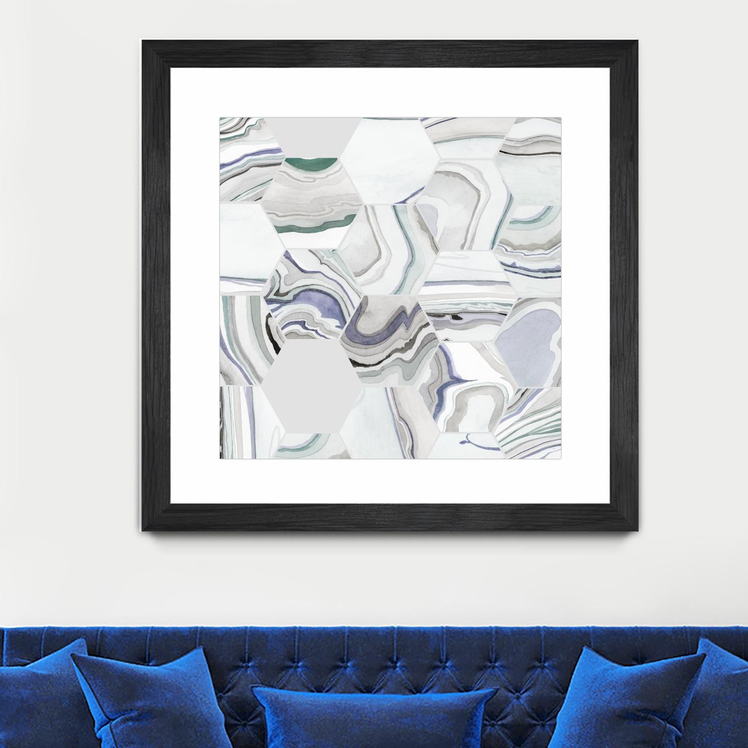 Tranquil Tide I by Grace Popp on GIANT ART - pink abstract