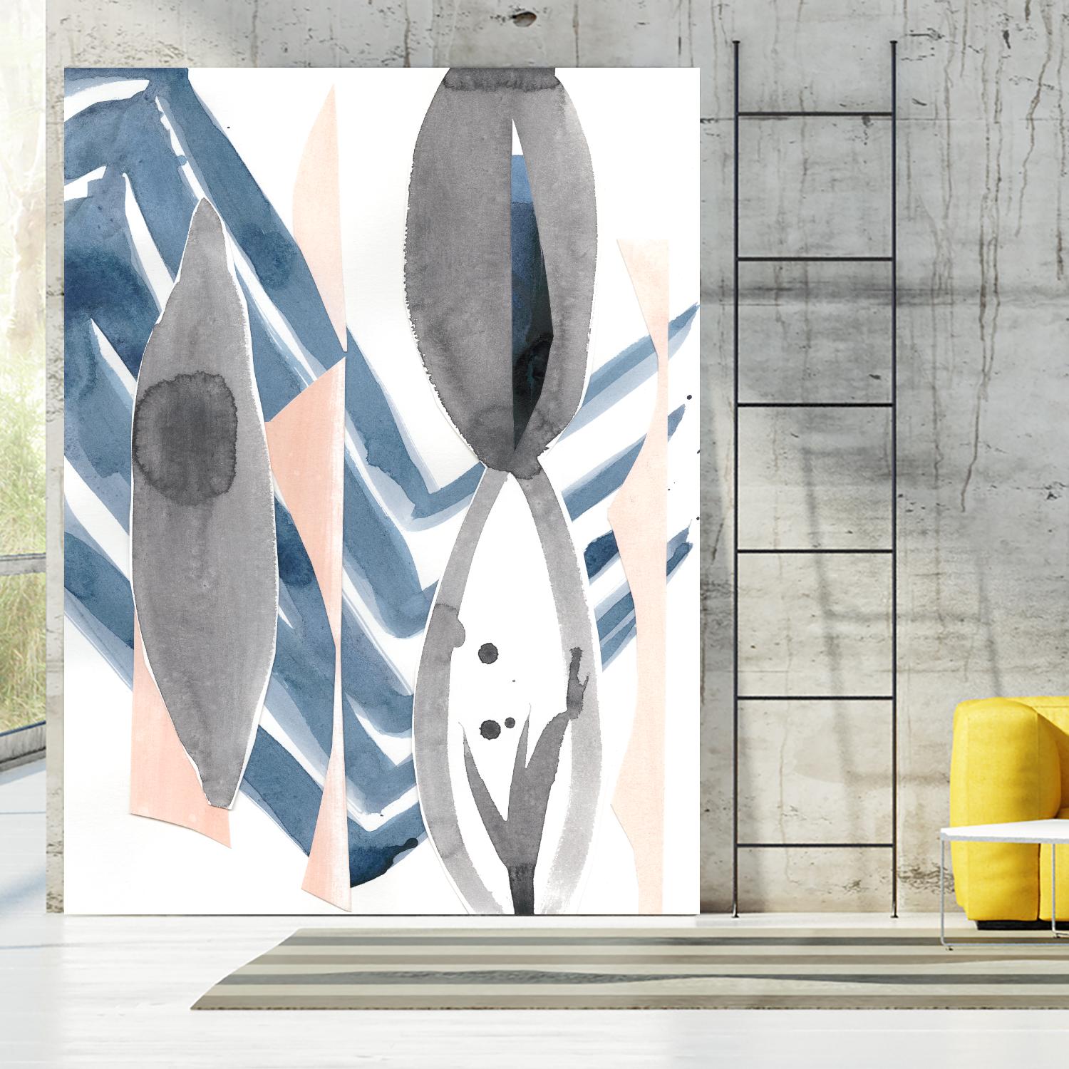 Oceana I by Ren�e W. Stramel on GIANT ART - blue abstract