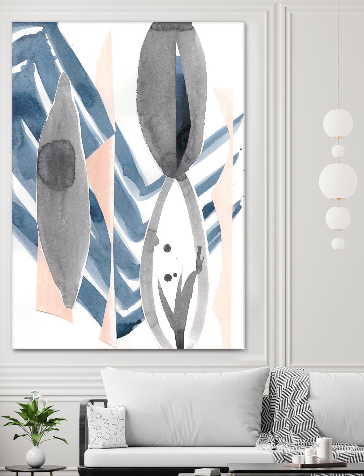 Oceana I by Ren�e W. Stramel on GIANT ART - blue abstract