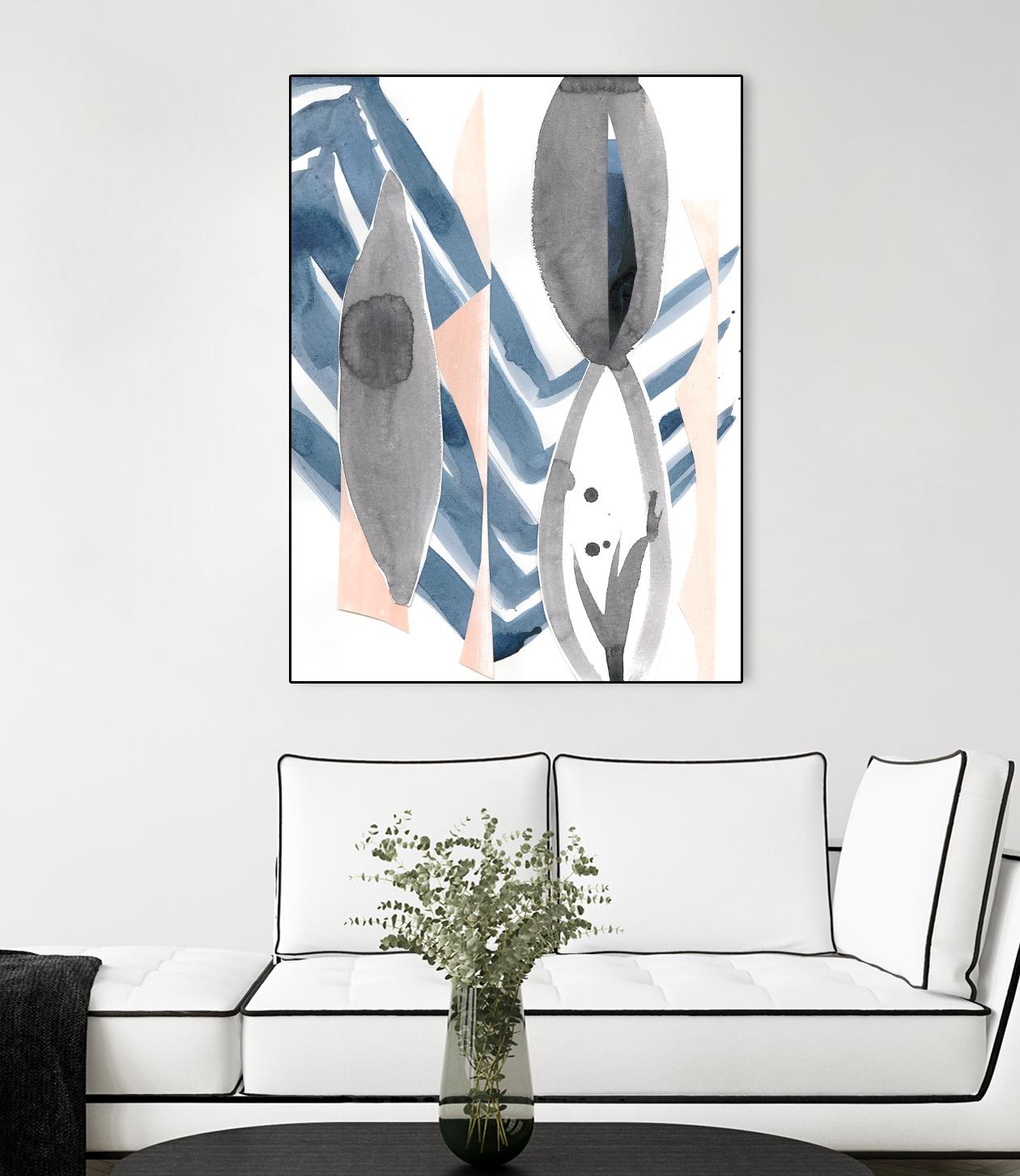 Oceana I by Ren�e W. Stramel on GIANT ART - blue abstract