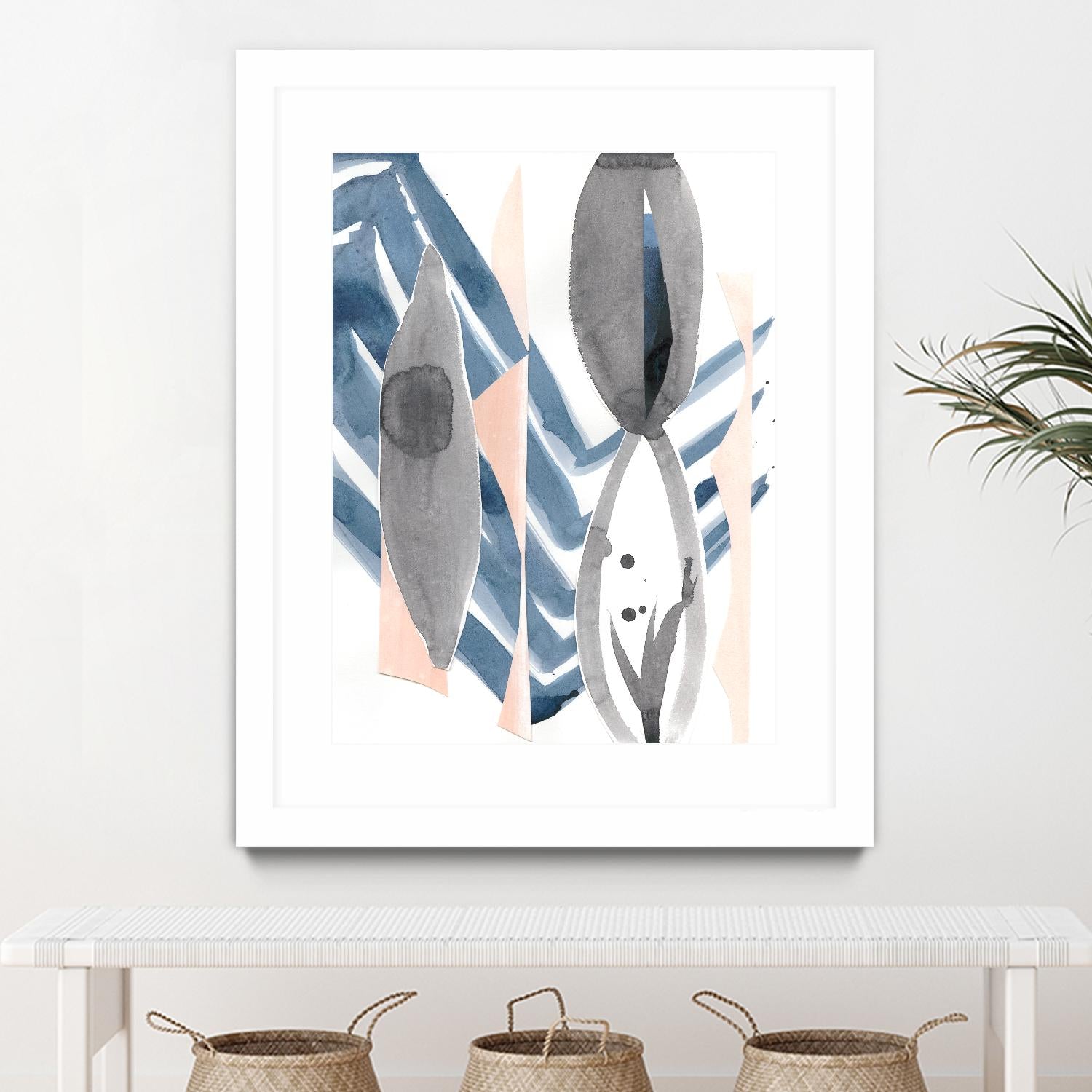 Oceana I by Ren�e W. Stramel on GIANT ART - blue abstract