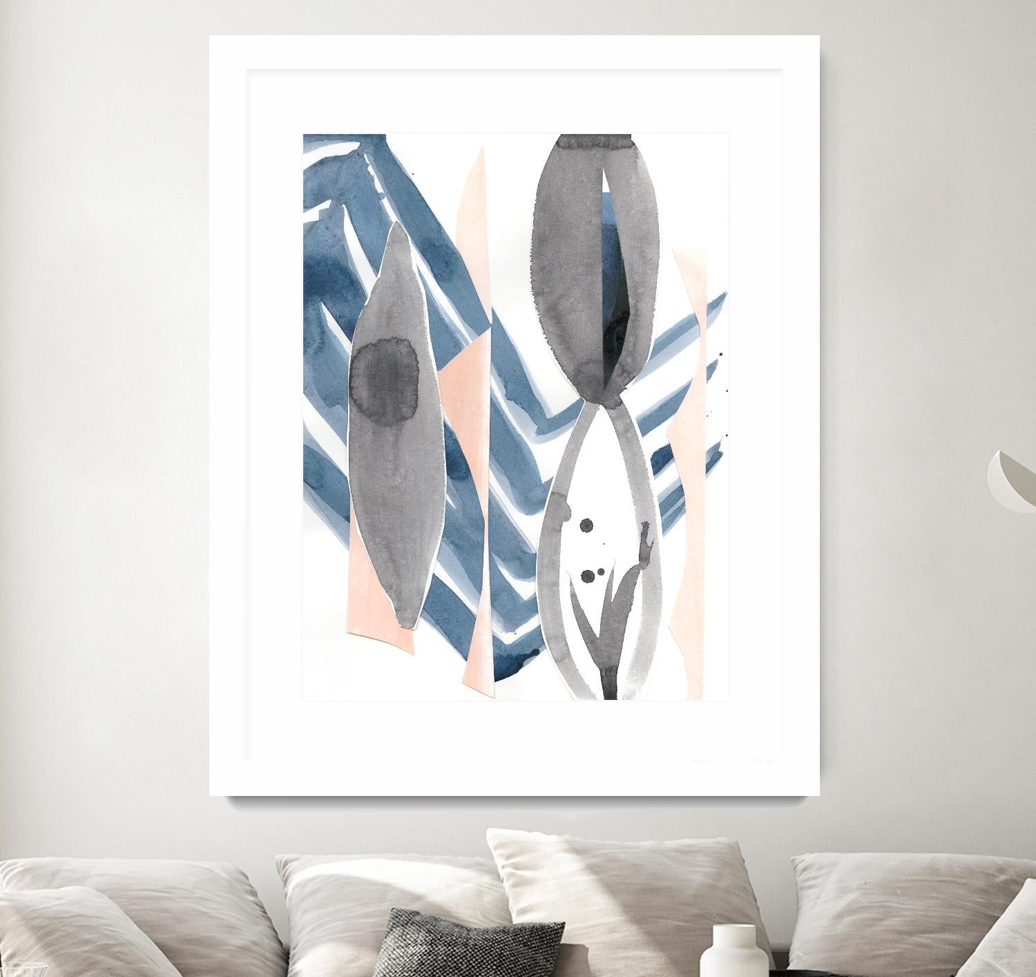 Oceana I by Ren�e W. Stramel on GIANT ART - blue abstract