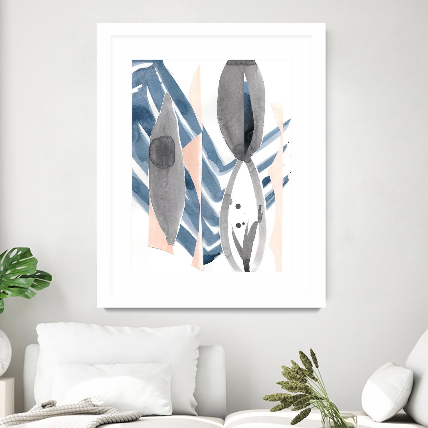 Oceana I by Ren�e W. Stramel on GIANT ART - blue abstract