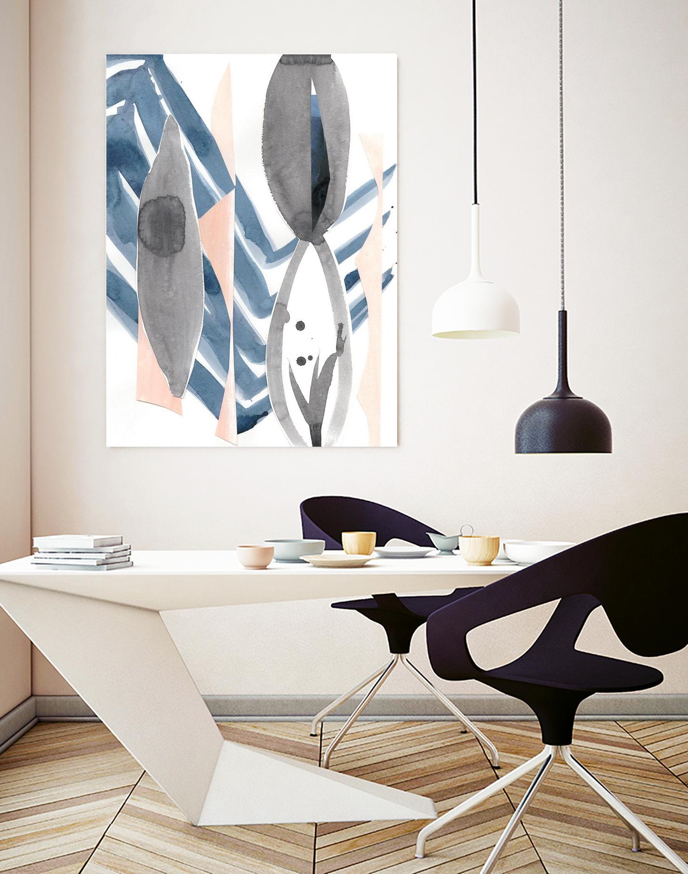 Oceana I by Ren�e W. Stramel on GIANT ART - blue abstract