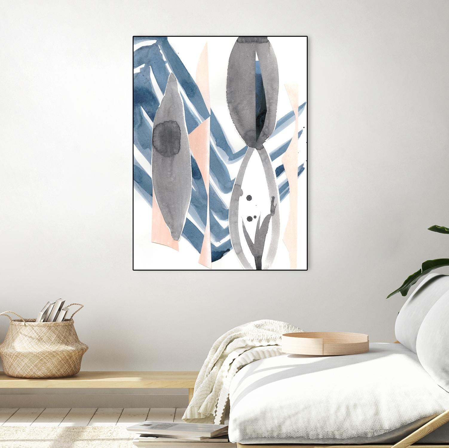 Oceana I by Ren�e W. Stramel on GIANT ART - blue abstract