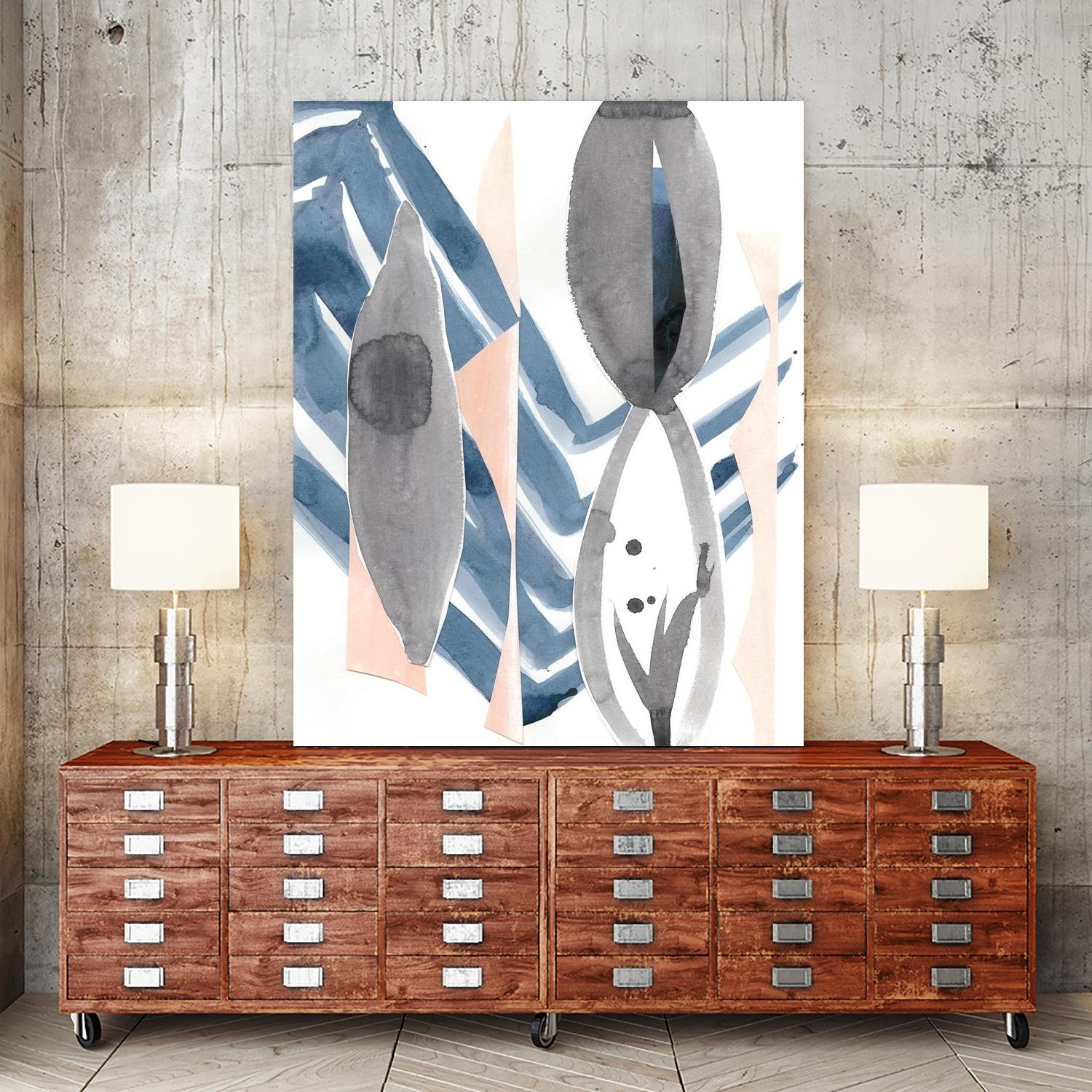 Oceana I by Ren�e W. Stramel on GIANT ART - blue abstract