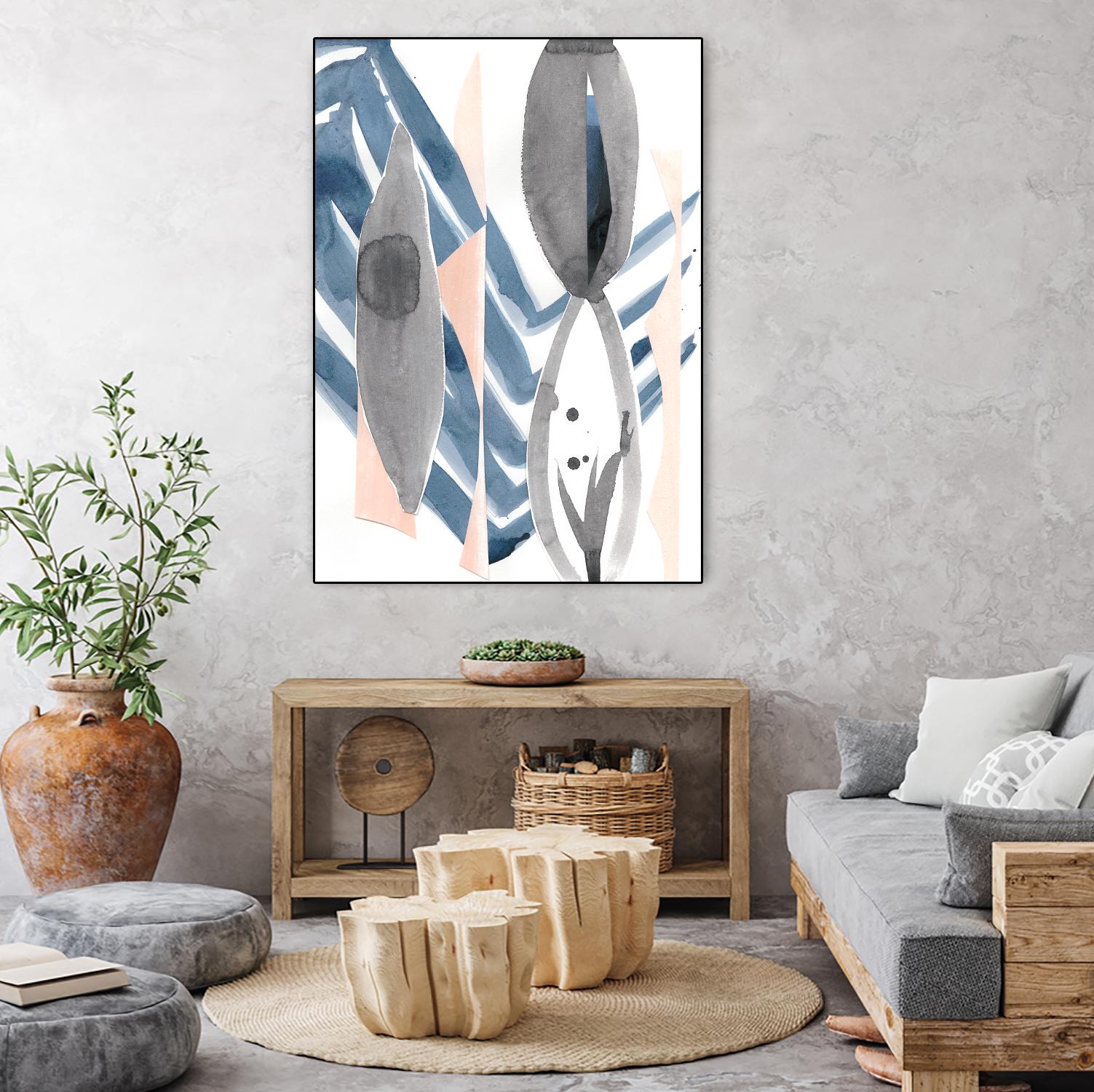 Oceana I by Ren�e W. Stramel on GIANT ART - blue abstract