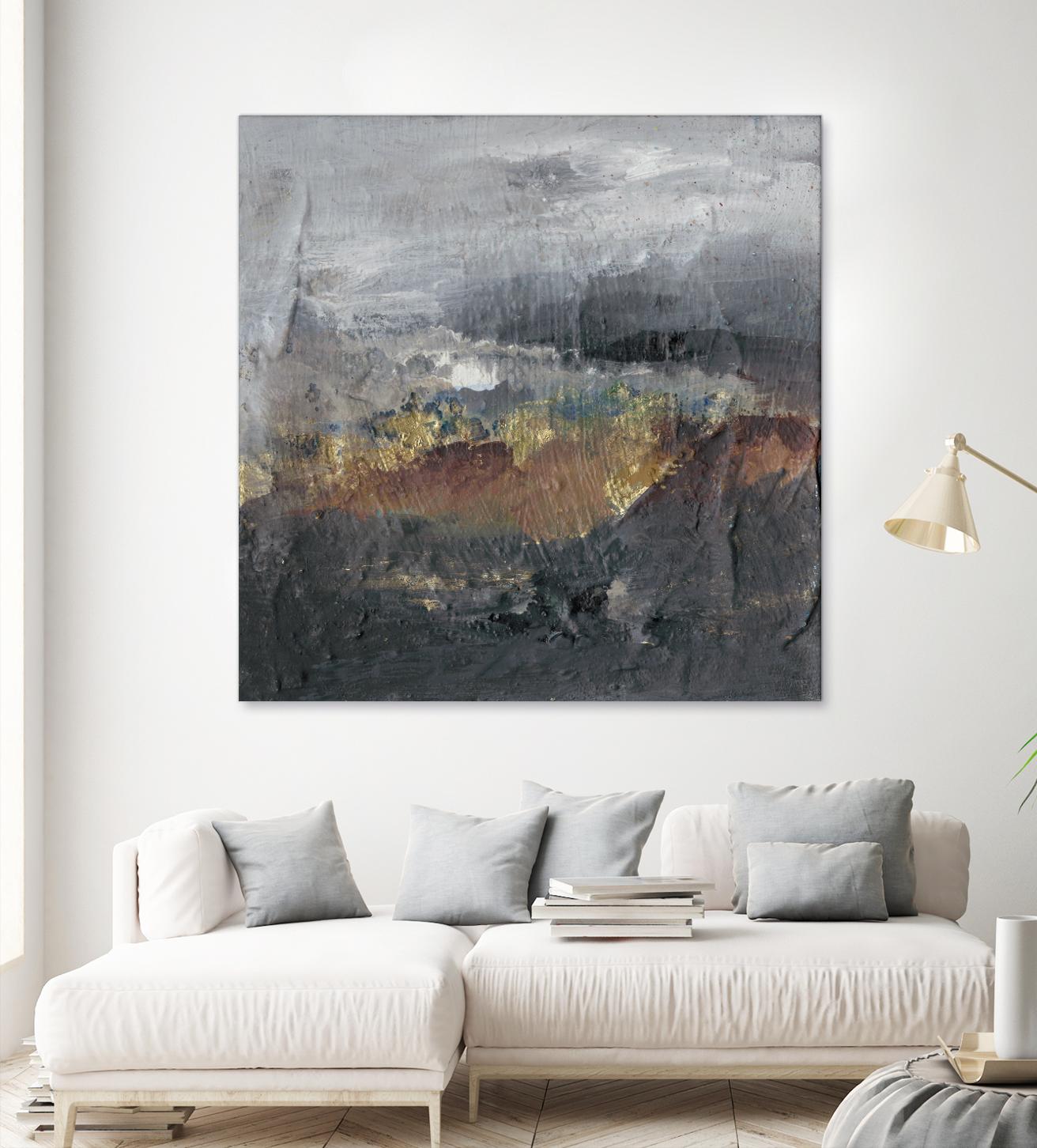 Mountains in the Mist I by Joyce Combs on GIANT ART - abstract