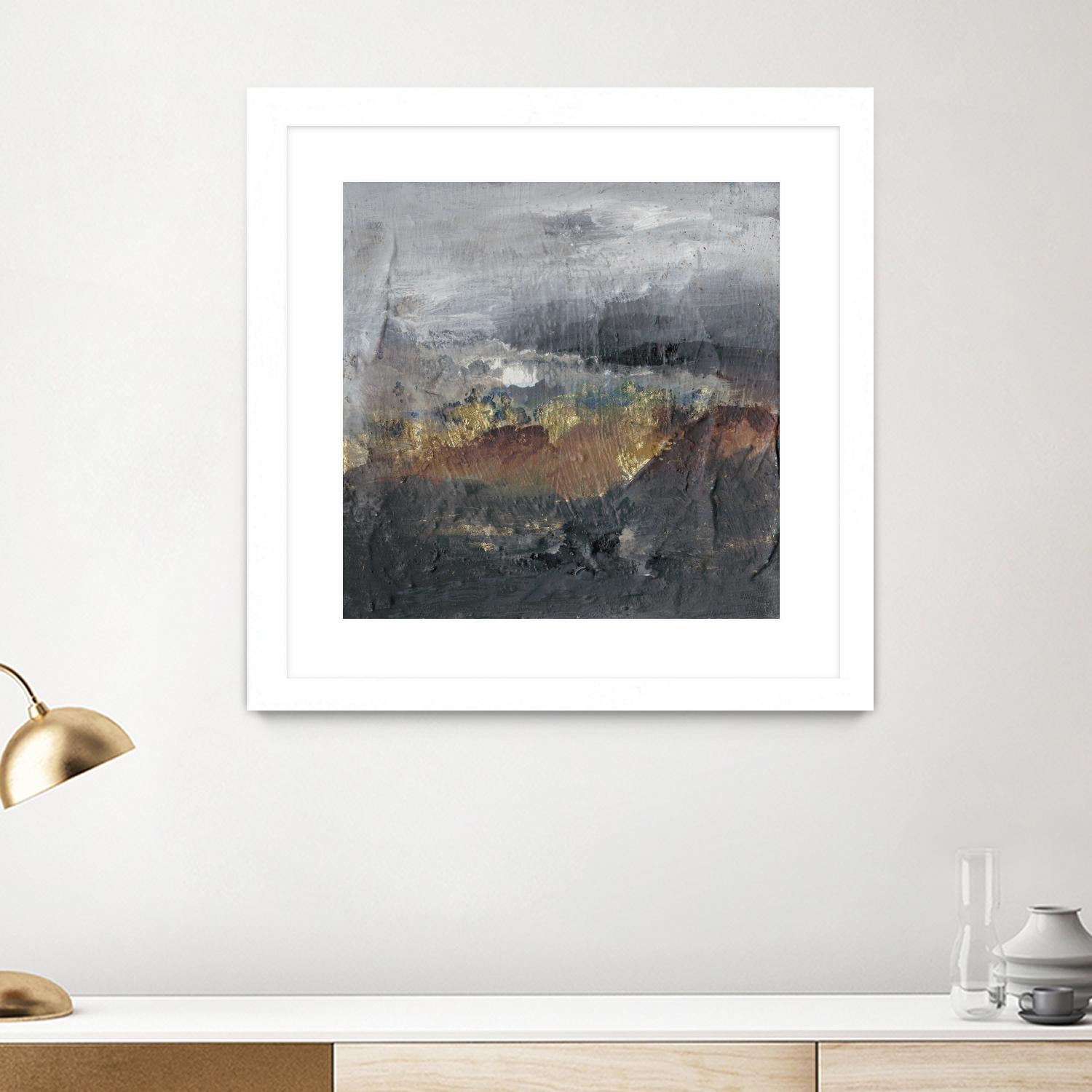 Mountains in the Mist I by Joyce Combs on GIANT ART - abstract