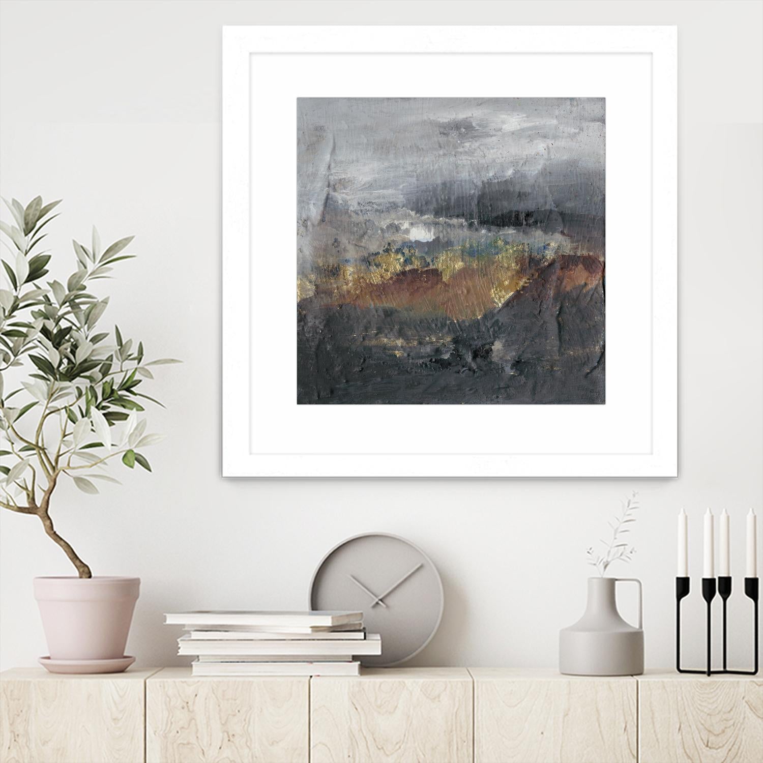 Mountains in the Mist I by Joyce Combs on GIANT ART - abstract