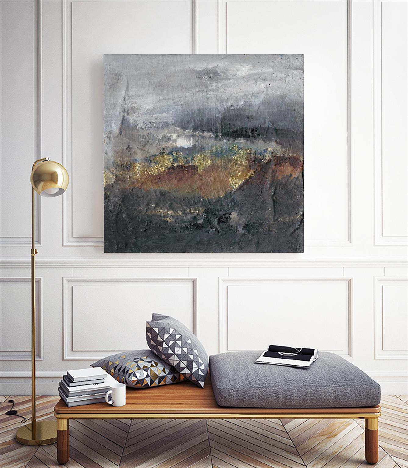 Mountains in the Mist I by Joyce Combs on GIANT ART - abstract