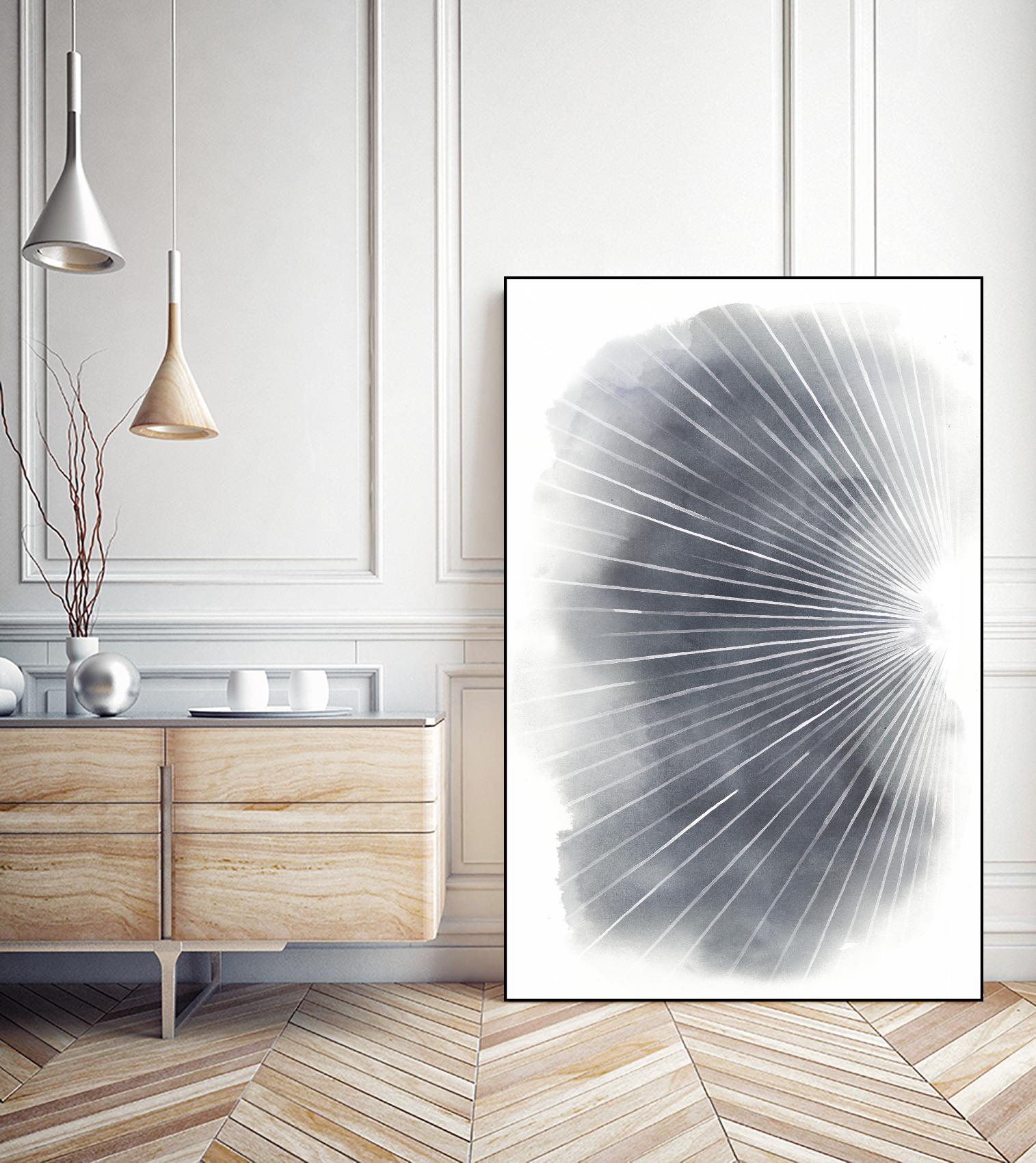 Rays I by Grace Popp on GIANT ART - abstract