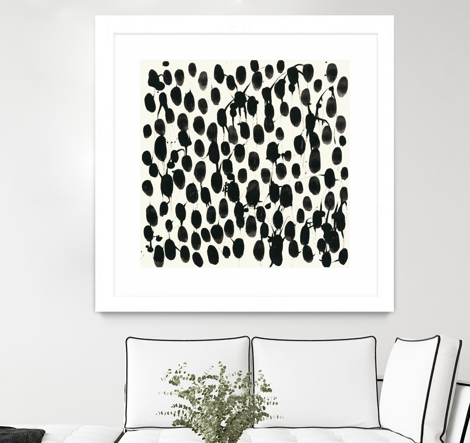 Invariable I by June Erica Vess on GIANT ART - black abstract