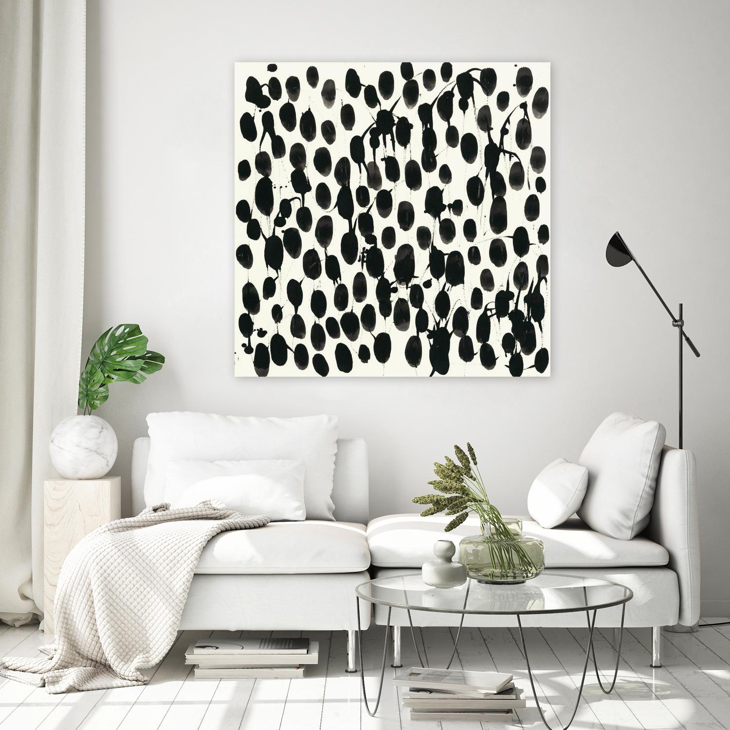 Invariable I by June Erica Vess on GIANT ART - black abstract