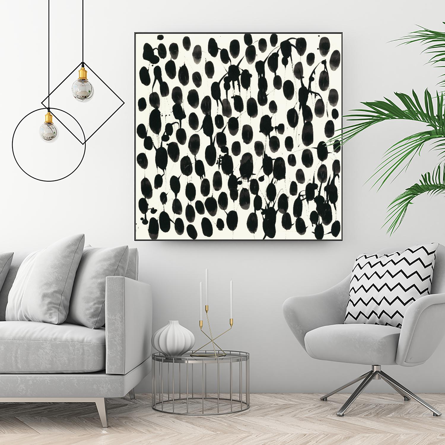 Invariable I by June Erica Vess on GIANT ART - black abstract