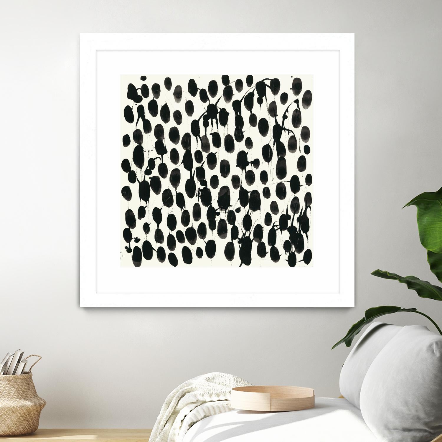 Invariable I by June Erica Vess on GIANT ART - black abstract