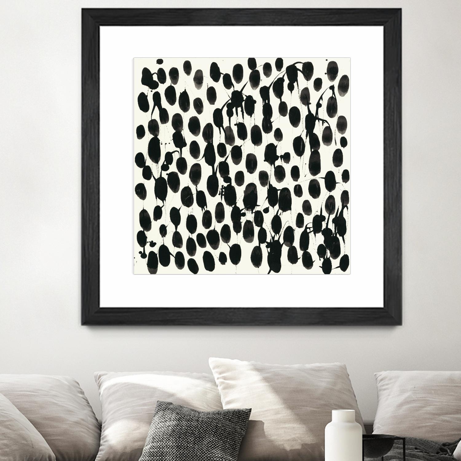 Invariable I by June Erica Vess on GIANT ART - black abstract