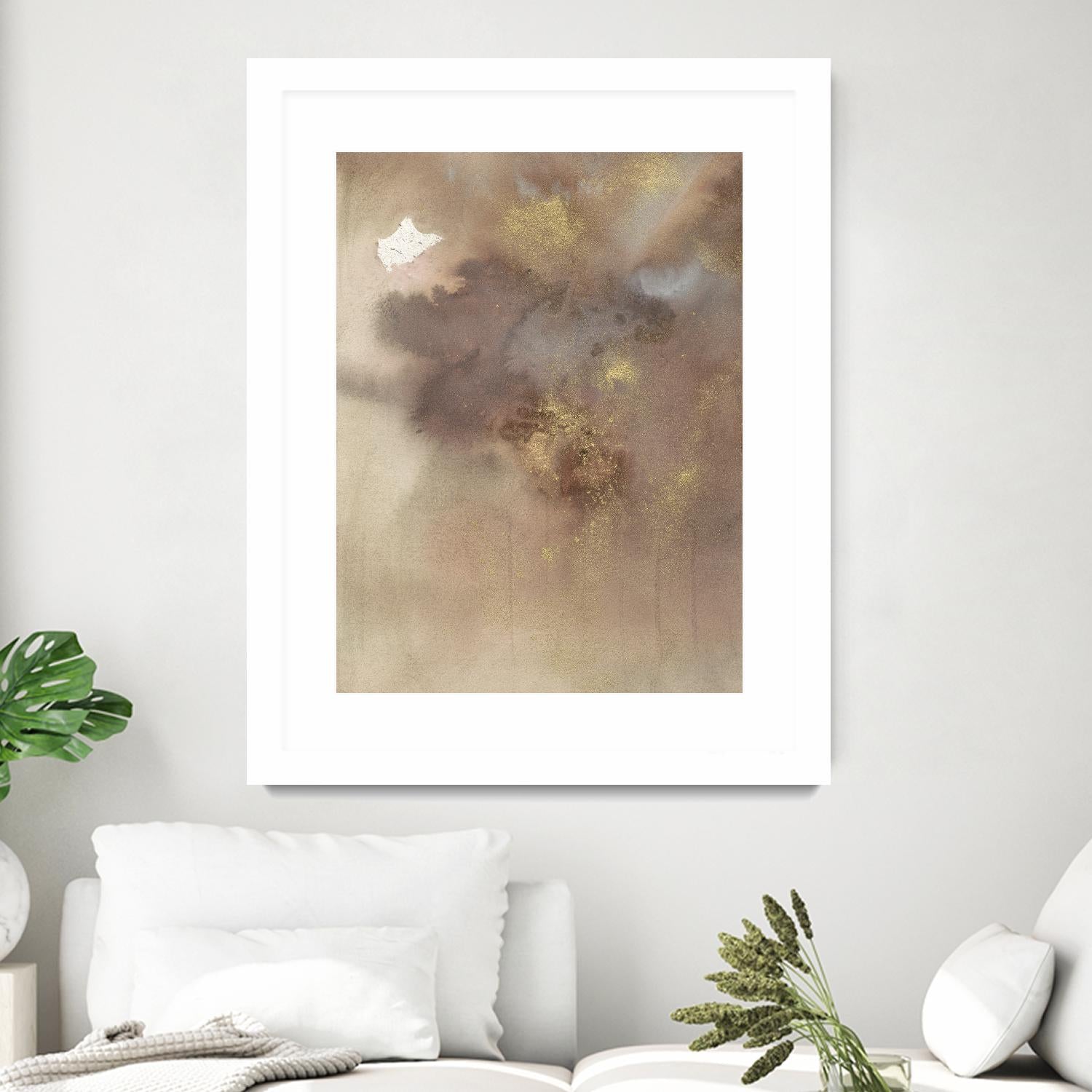Skyward Dreams I by Joyce Combs on GIANT ART - brown abstract