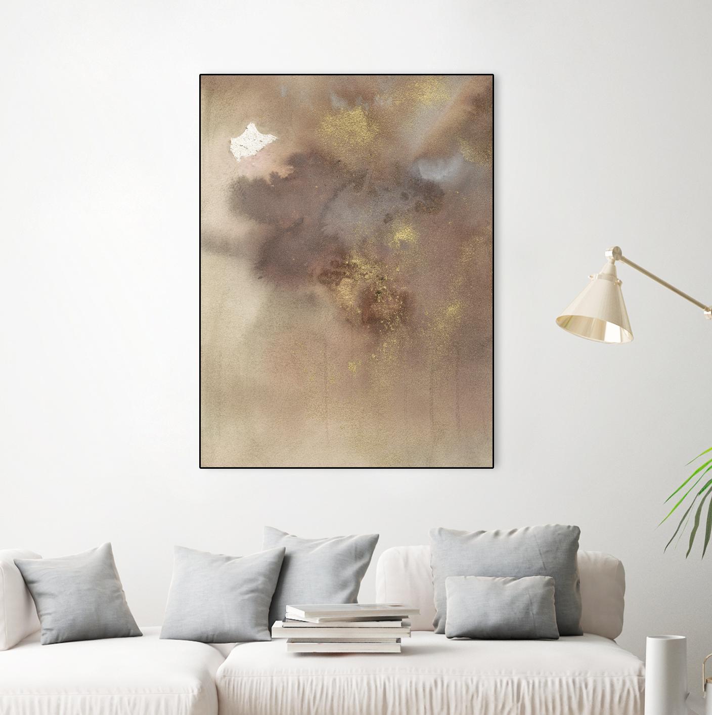 Skyward Dreams I by Joyce Combs on GIANT ART - brown abstract