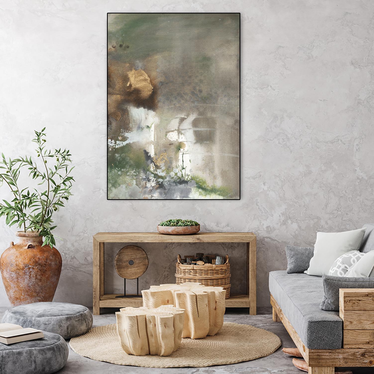 Canyon Seasons II by Joyce Combs on GIANT ART - brown abstract