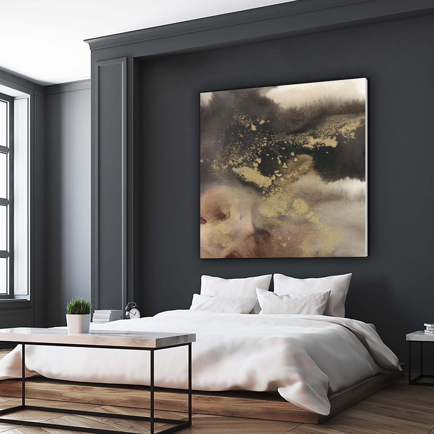 Mountain Seasons I by Joyce Combs on GIANT ART - brown abstract