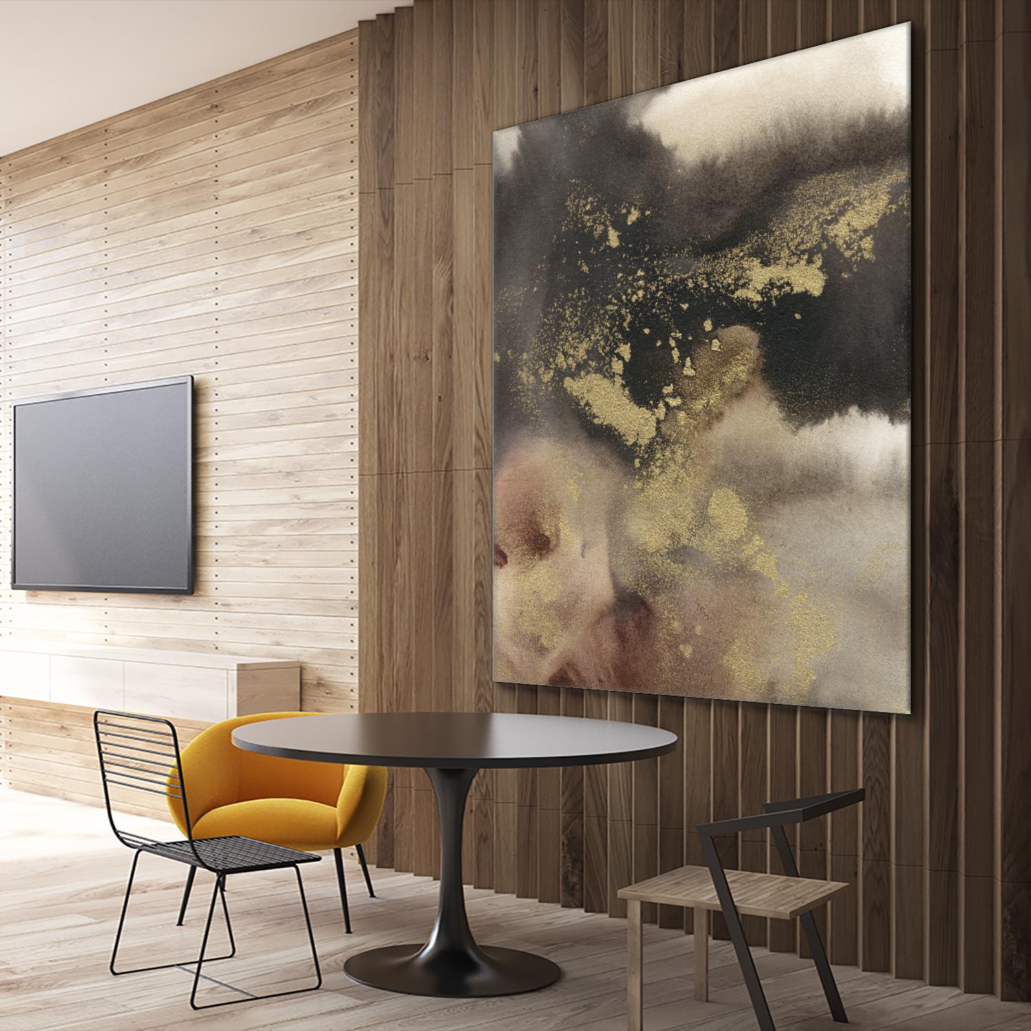 Mountain Seasons I by Joyce Combs on GIANT ART - brown abstract