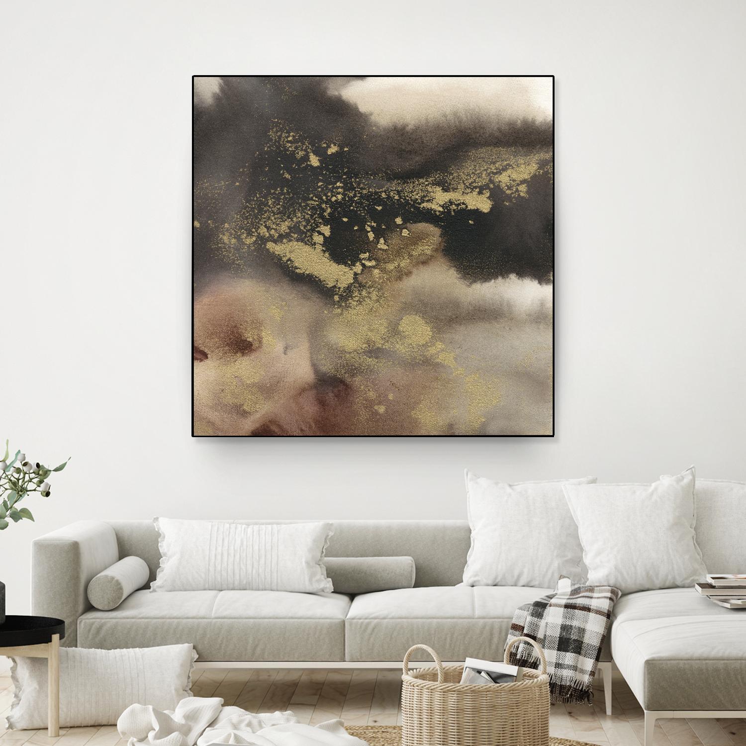 Mountain Seasons I by Joyce Combs on GIANT ART - brown abstract