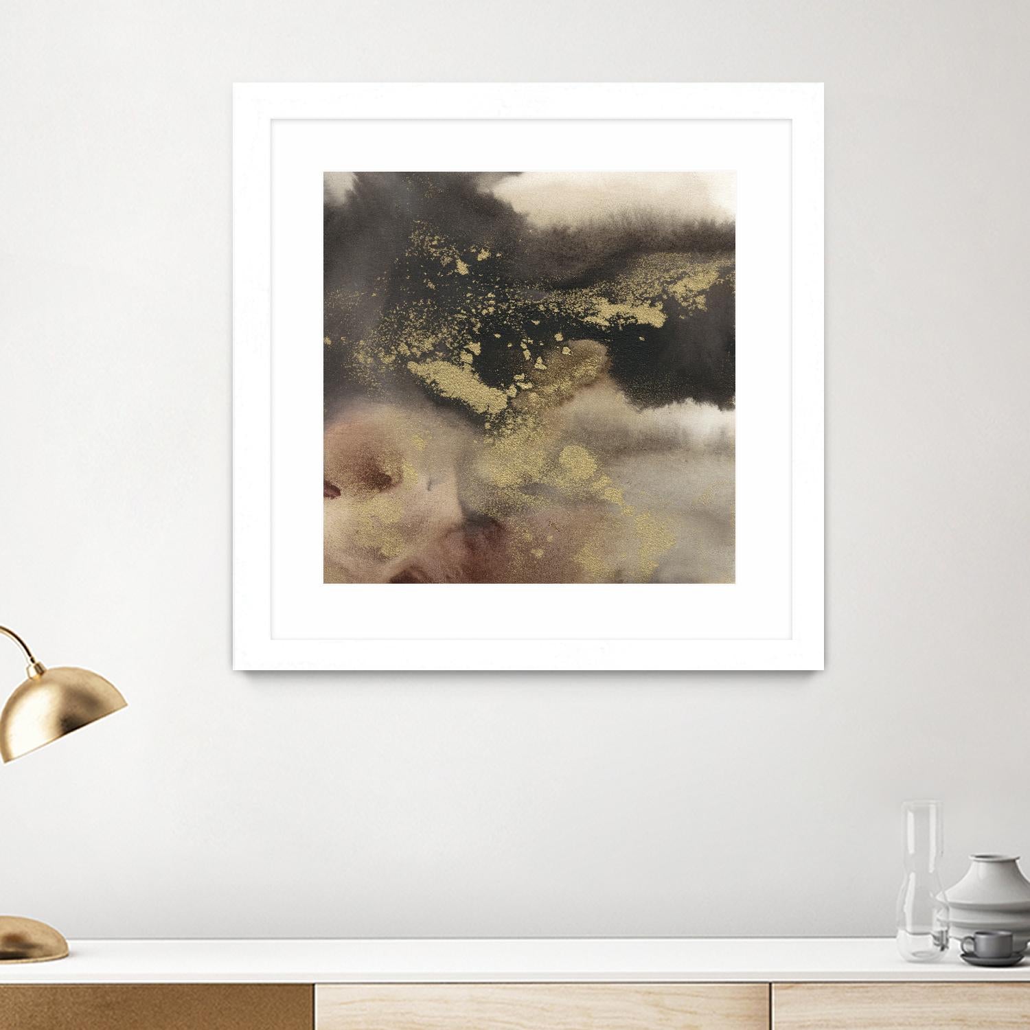 Mountain Seasons I by Joyce Combs on GIANT ART - brown abstract