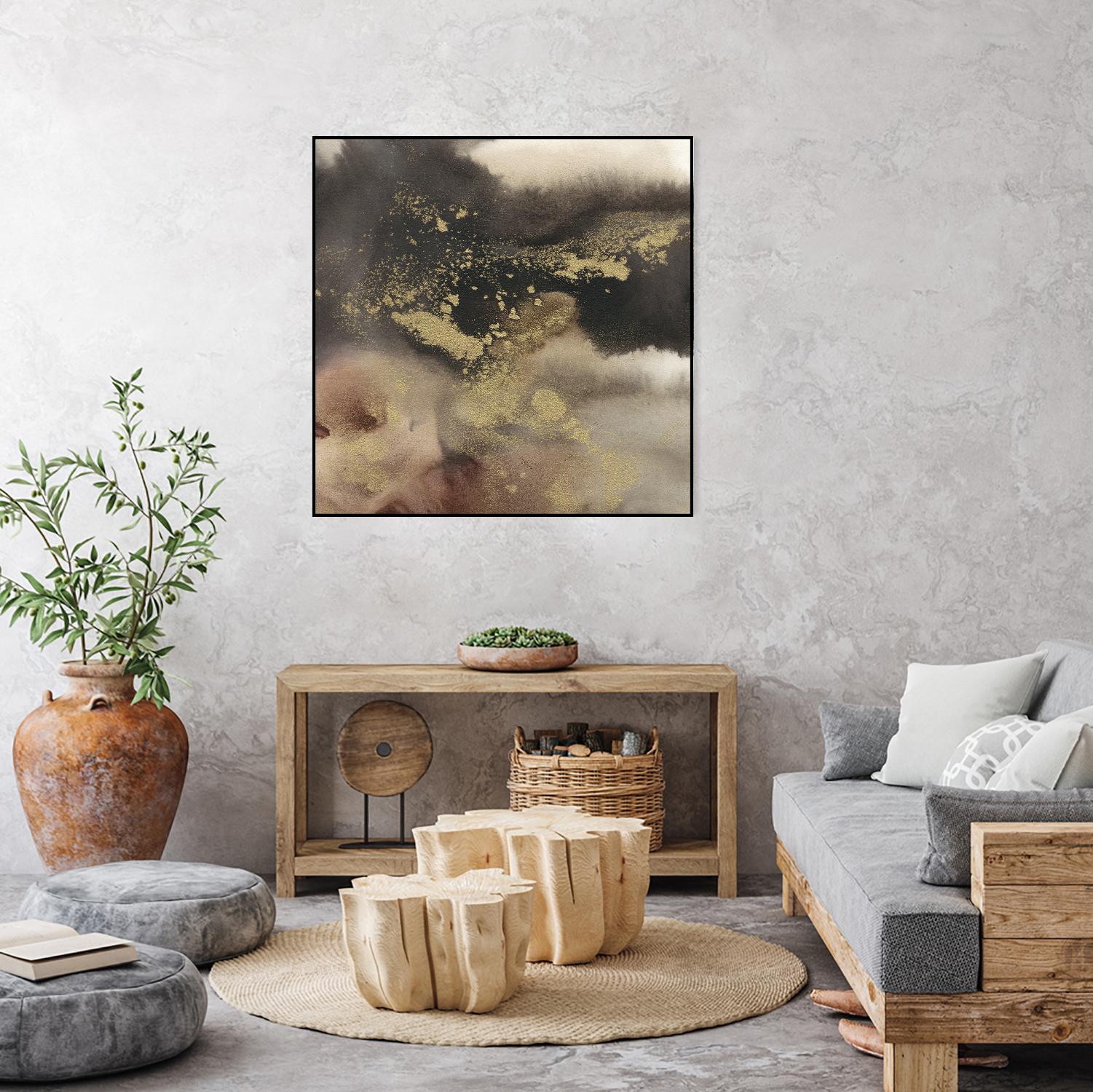 Mountain Seasons I by Joyce Combs on GIANT ART - brown abstract