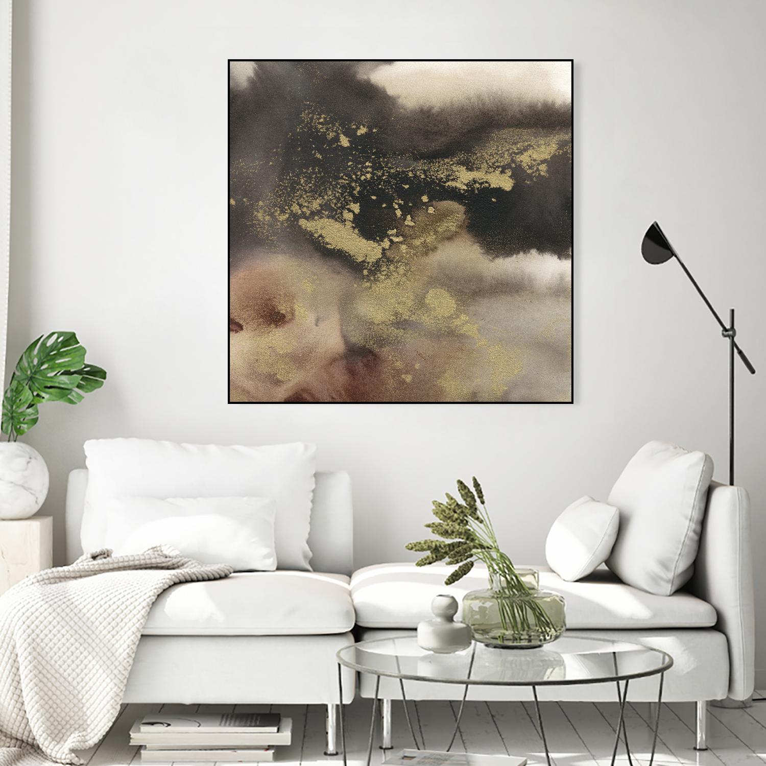 Mountain Seasons I by Joyce Combs on GIANT ART - brown abstract