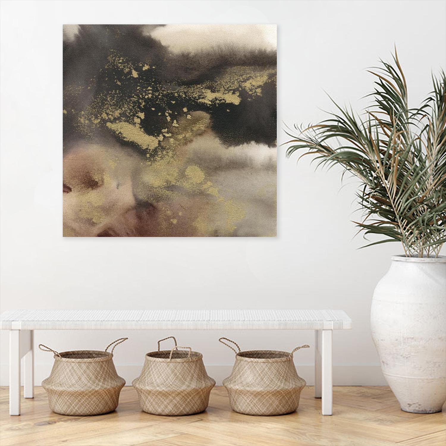 Mountain Seasons I by Joyce Combs on GIANT ART - brown abstract